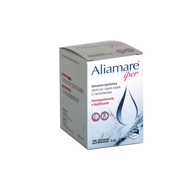 ALIAMARE IPER 25 FLACONCINI IPERTONICI DA 5 ML