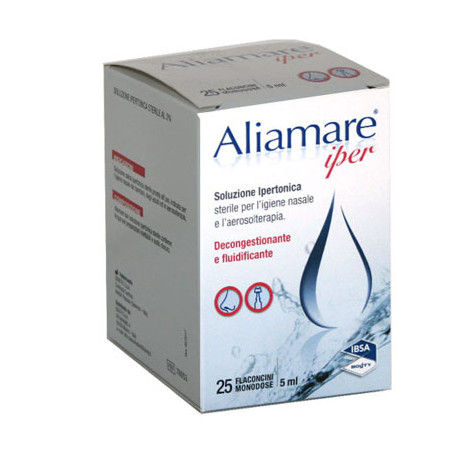 ALIAMARE IPER 25 FLACONCINI IPERTONICI DA 5 ML