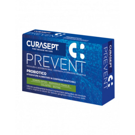 CURASEPT PREVENT PROBIOTICO 14 COMPRESSE MASTICABILI