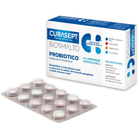 CURASEPT BIOSMALTO PROBIOTICO 14 COMPRESSE