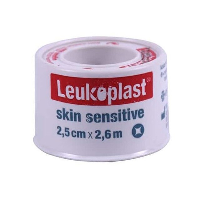 LEUKOPLAST SKIN SENSITIVE CEROTTO SU ROCCHETTO CON MASSA ADESIVA IN SILICONE M2,6 X 2,5CM 1 PEZZO