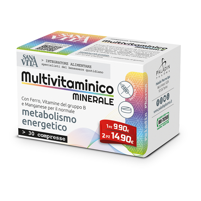 SANAVITA MULTIVITAMINICO MINERALE 30 COMPRESSE