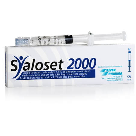 SIRINGA INTRA-ARTICOLARE SYALOSET 2000 ACIDO IALURONICO 1,5% 2 ML 1 PEZZO