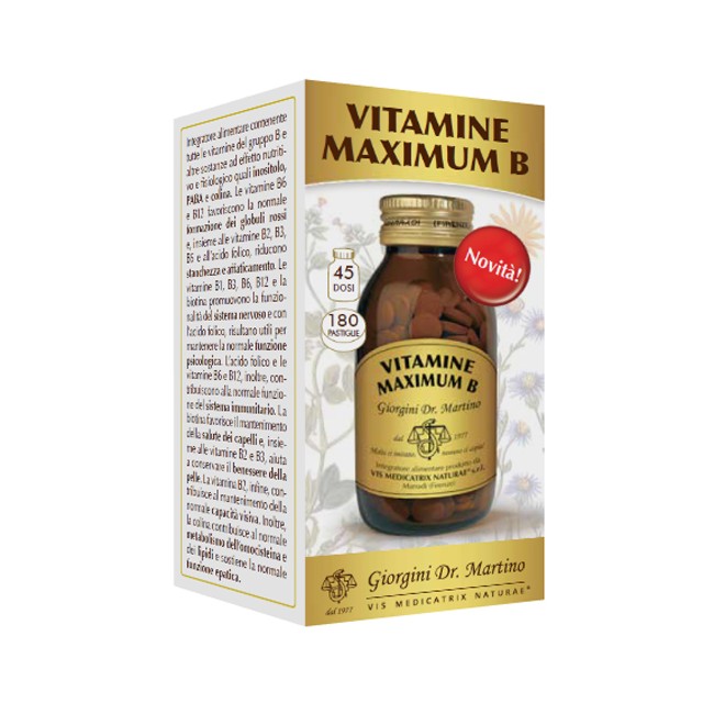 VITAMINE MAXIMUM B 180 PASTIGLIE