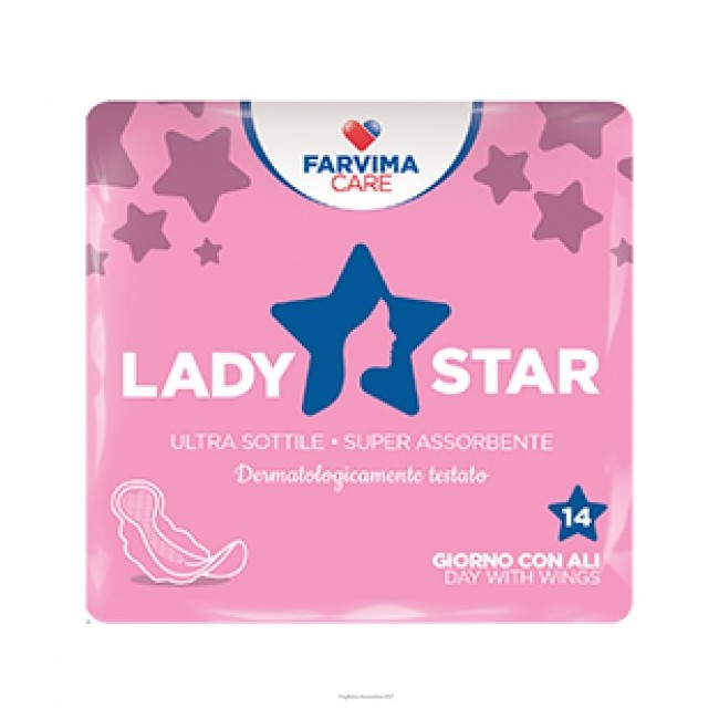 ASSORBENTI ESTERNI LADYSTAR COTONE GIORNO ALI 10 PEZZI