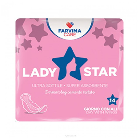 ASSORBENTI ESTERNI LADYSTAR COTONE GIORNO ALI 10 PEZZI