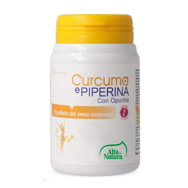 CURCUMA E PIPERINA CON OPUNTIA 45 COMPRESSE 900MG