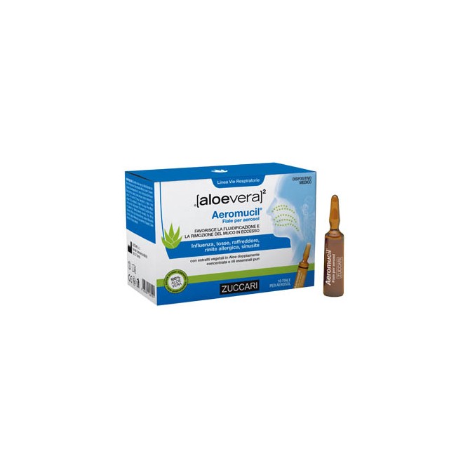 ALOEVERA2 AEROMUCIL 10 FIALE 5 ML