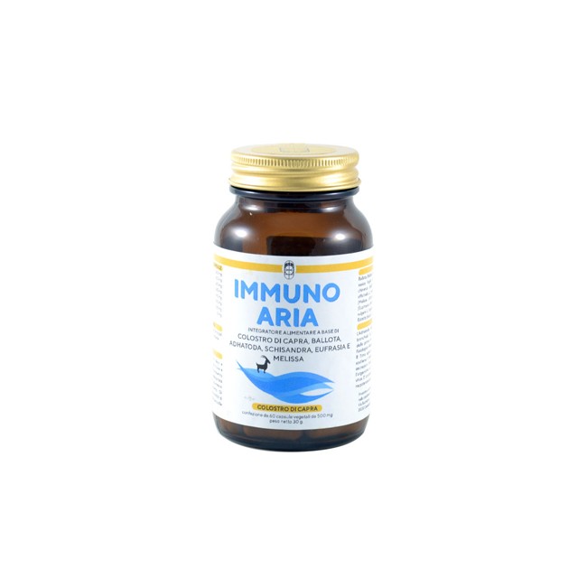 IMMUNO ARIA COLOSTRO DI CAPRA RESPIRAZIONE 60 CAPSULE VEGETALI