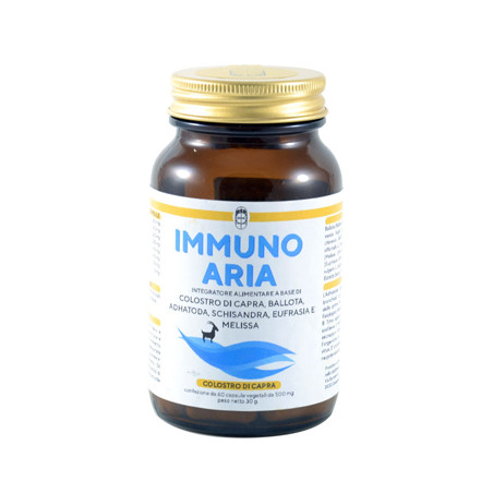 IMMUNO ARIA COLOSTRO DI CAPRA RESPIRAZIONE 60 CAPSULE VEGETALI