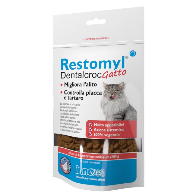 RESTOMYL DENTALCROC GATTO BUSTA 60 G