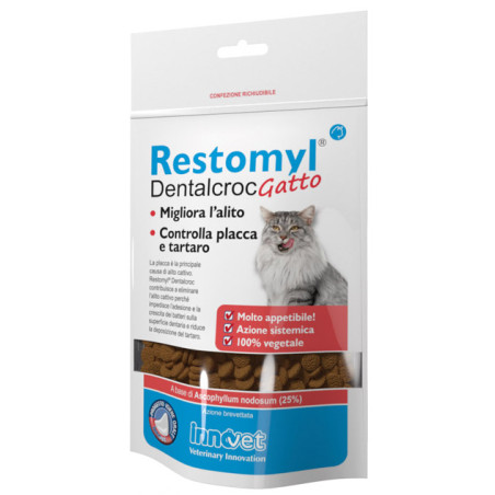 RESTOMYL DENTALCROC GATTO BUSTA 60 G