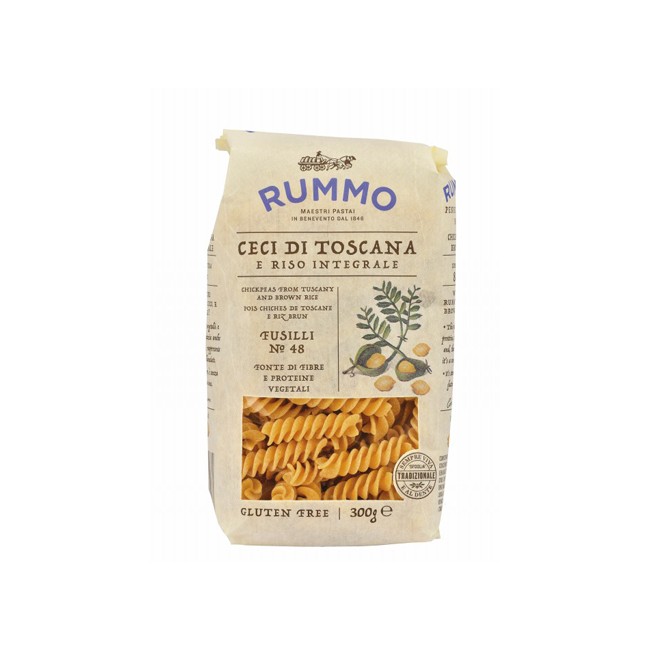 RUMMO FUSILLI N 48 CECI DI TOSCANA E RISO INTEGRALE 300 G