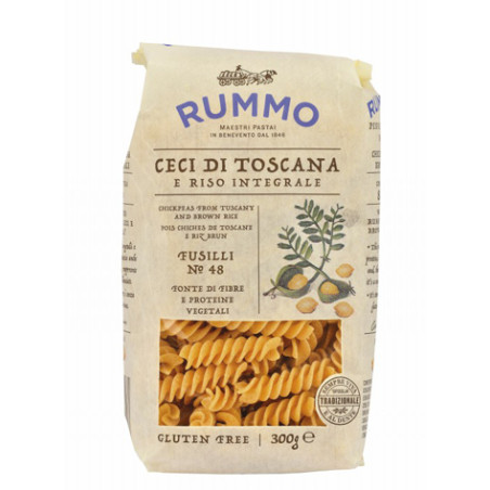 RUMMO FUSILLI N 48 CECI DI TOSCANA E RISO INTEGRALE 300 G