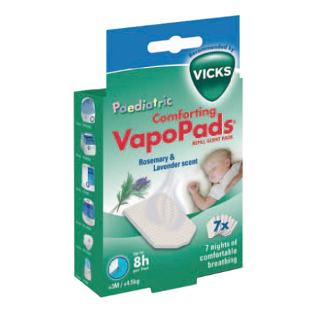 VICKS VAPOPADS ROSEMARY & LAVENDER SCENTE 7 PEZZI