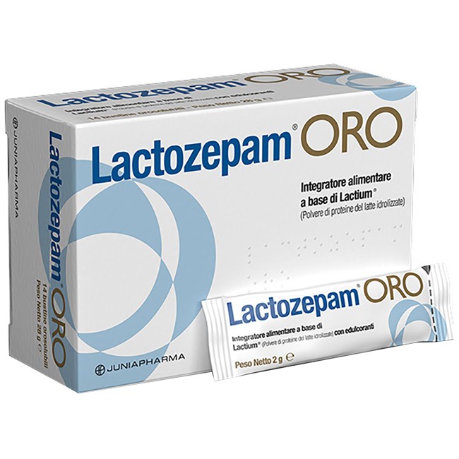 Lactozepam Oro Integratore Alimentare 14 Stick Orosolubili