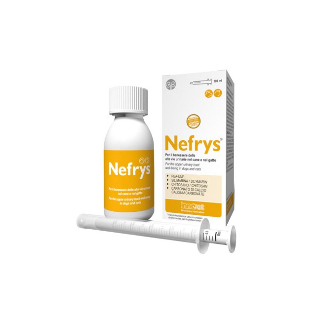 NEFRYS VEG 100 100 ML CON SIRINGA DOSATRICE ALIMENTO COMPLEMENTARE PER CANI E GATTI