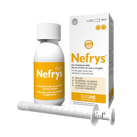 NEFRYS VEG 100 100 ML CON SIRINGA DOSATRICE ALIMENTO COMPLEMENTARE PER CANI E GATTI