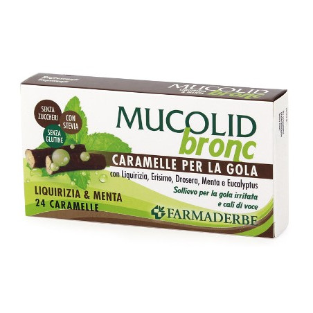 MUCOLID BRONC MENTA LIQUIRIZIA CARAMELLE 70 G