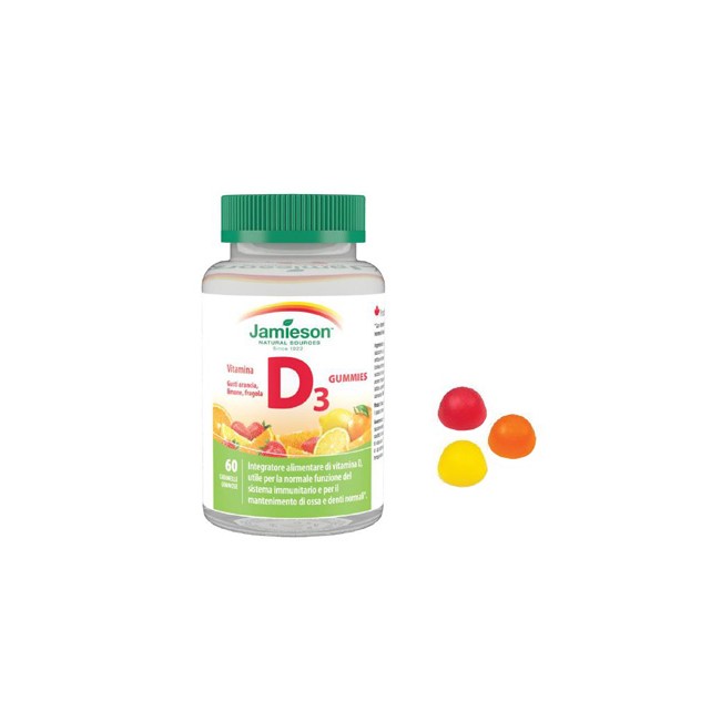 JAMIESON VITAMINA D GUMMIES 1000 60 CARAMELLE GOMMOSE