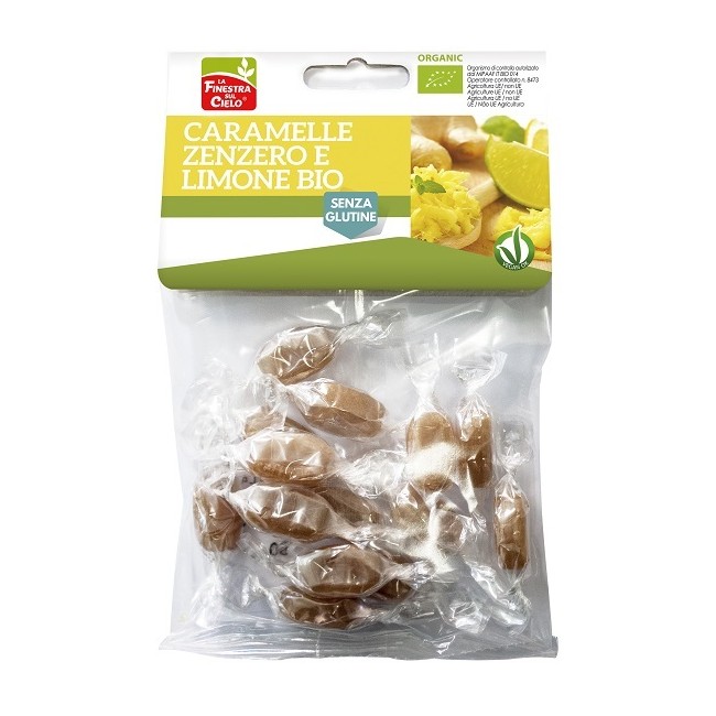 CARAMELLE ZENZERO E LIMONE BIO 50 G