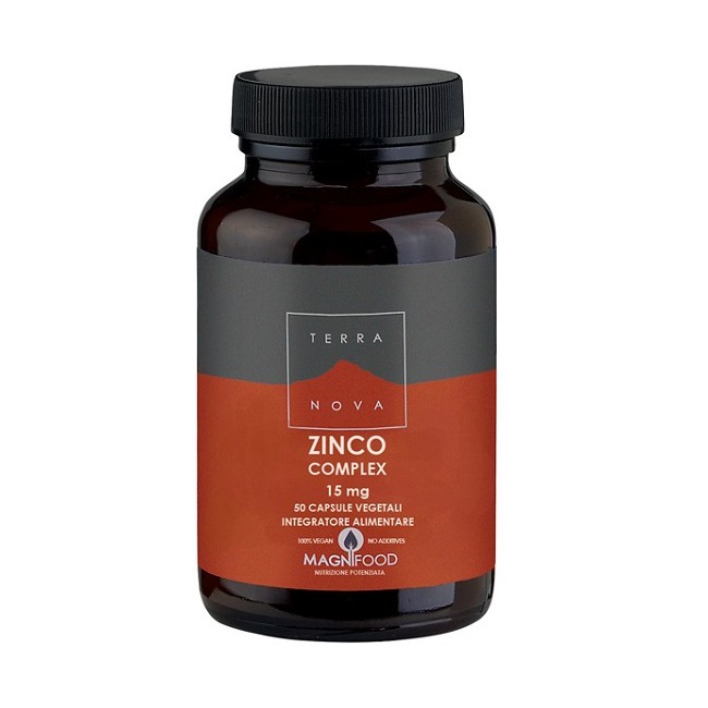 TERRANOVA COMPLESSO DI ZINCO 15 MG 50 CAPSULE