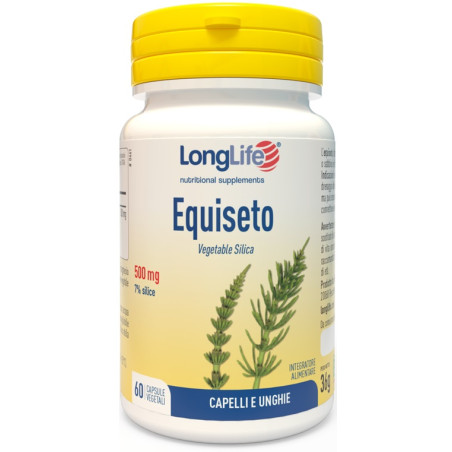 Longlife Equiseto 2,5% In Silice Integratore Alimentare 60 Capsule