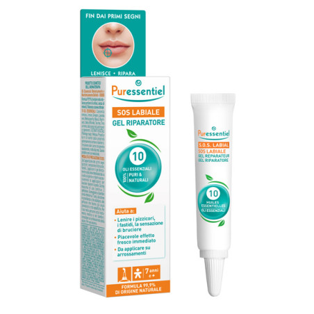 PURESSENTIEL GEL SOS LABIALE NUOVA FORMULA 5 ML