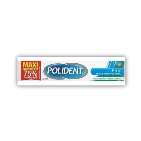 Polident Free Adesivo Per Protesi Dentali 70g