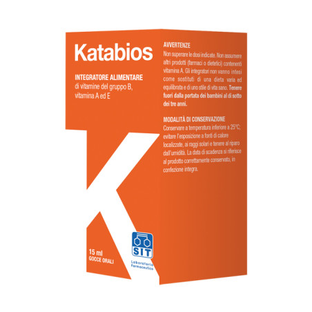 Katabios 60+ Gocce Integratore Alimentare 15ml