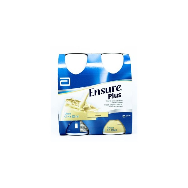 Abbott Ensure Plus Banana Integratore Alimentare 4x200ml