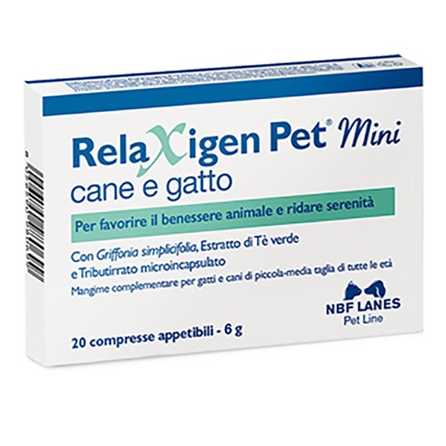 RELAXIGEN PET MINI BLISTER 20 COMPRESSE