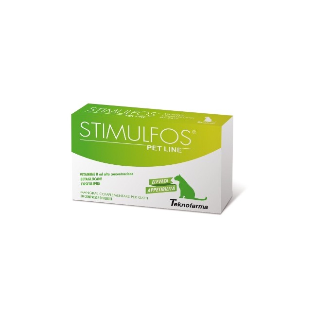 STIMULFOS PET LINE GATTO MANGIME COMPLEMENTARE SCATOLA 30 COMPRESSE