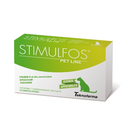 STIMULFOS PET LINE GATTO MANGIME COMPLEMENTARE SCATOLA 30 COMPRESSE