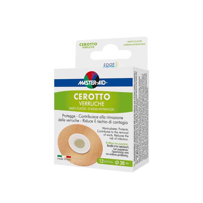 CEROTTO VERRUCHE MASTER-AID FOOT CARE 12 PEZZI