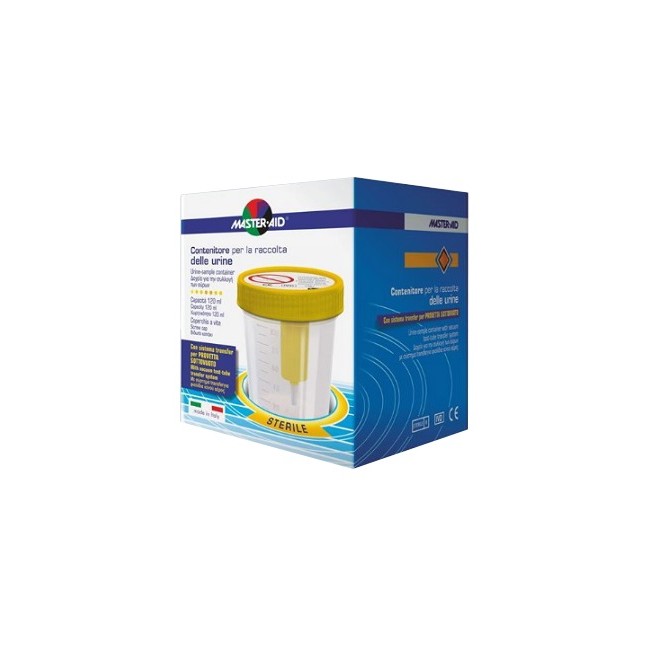 CONTENITORE RACCOLTA URINA SOTTOVUOTO MASTER-AID 120 ML