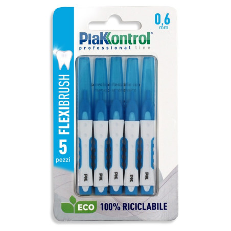 PLAKKONTROL SCOVOLINO INTERDENTALE FLEXI BRUSH06 BLISTER 5 PEZZI