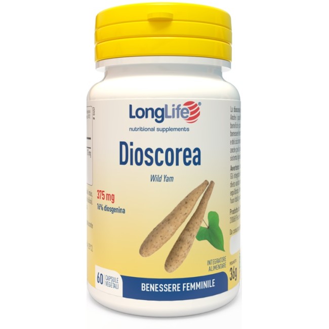 Longlife Dioscorea Integratore Alimentare 60 Capsule