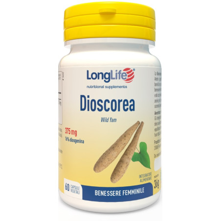 Longlife Dioscorea Integratore Alimentare 60 Capsule