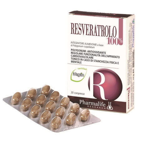 RESVERATROLO 100% 30 COMPRESSE