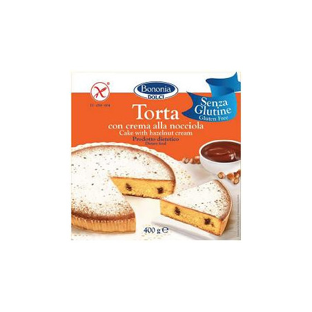 BONONIA TORTA ALLA CREMA DI NOCCIOLA SENZA GLUTINE 400 G