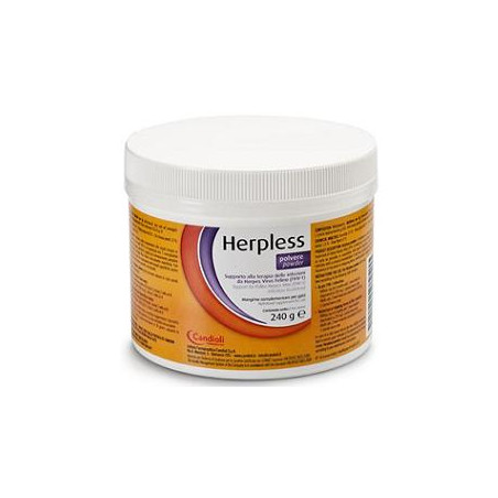 HERPLESS POLVERE BARATTOLO 240 G CON MISURINO