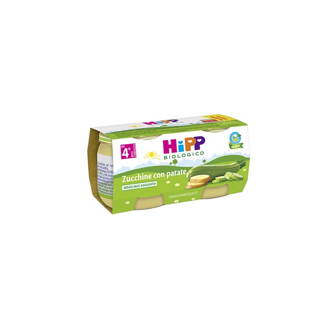 Hipp Biologico Omogeneizzato Zucchine Con Patate 2x80g