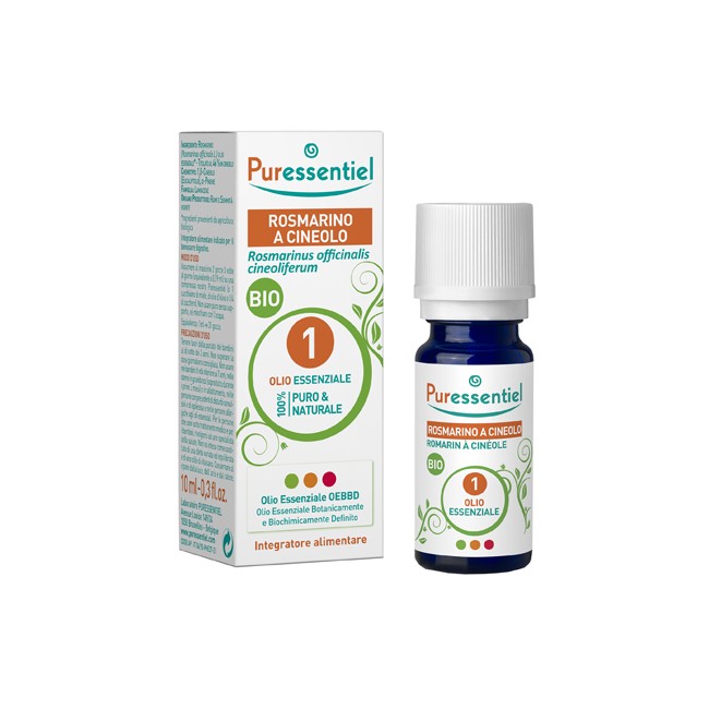 PURESSENTIEL ROSMARINO CINEOLO OLIO ESSENZIALE BIO 10 ML