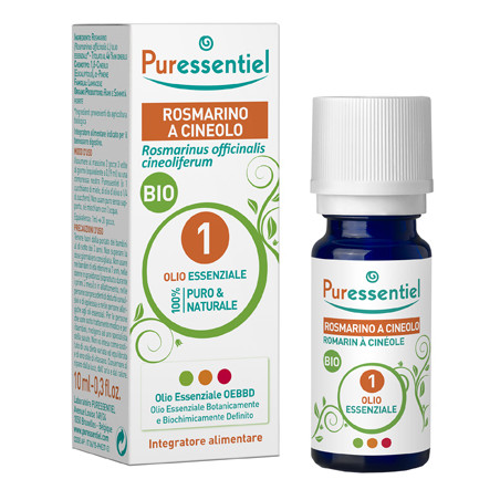 PURESSENTIEL ROSMARINO CINEOLO OLIO ESSENZIALE BIO 10 ML