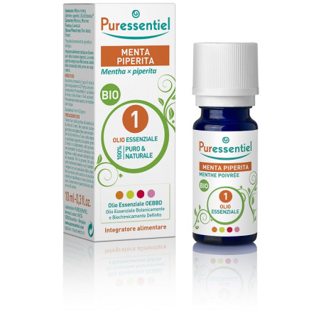 PURESSENTIEL MENTA PIPERITA OLIO ESSENZIALE BIO 10 ML