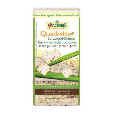 ALTRICEREALI QUADRETTE SARACENO E QUINOA BIO 130 G