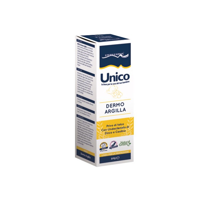 UNICO DERMO ARGILLA POLVERE SENZA TALCO 50 G