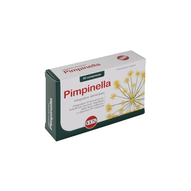 PIMPINELLA INTEGRATORE ALIMENTARE PER APPARATO DIGERENTE 60 COMPRESSE SCATOLA 48 G