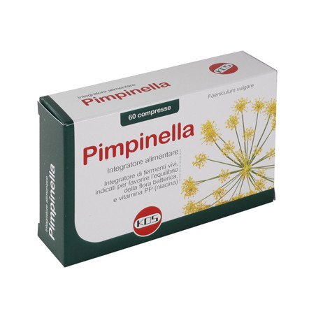 PIMPINELLA INTEGRATORE ALIMENTARE PER APPARATO DIGERENTE 60 COMPRESSE SCATOLA 48 G